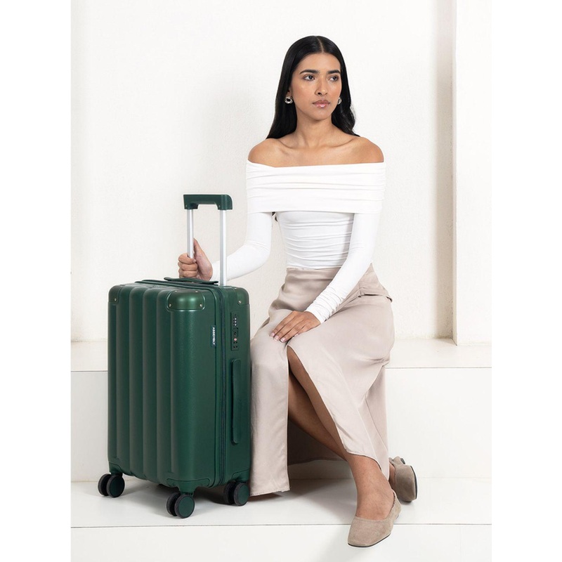 Assembly Iris Green Premium Lightweight Cabin Trolley Bag 20 Inches