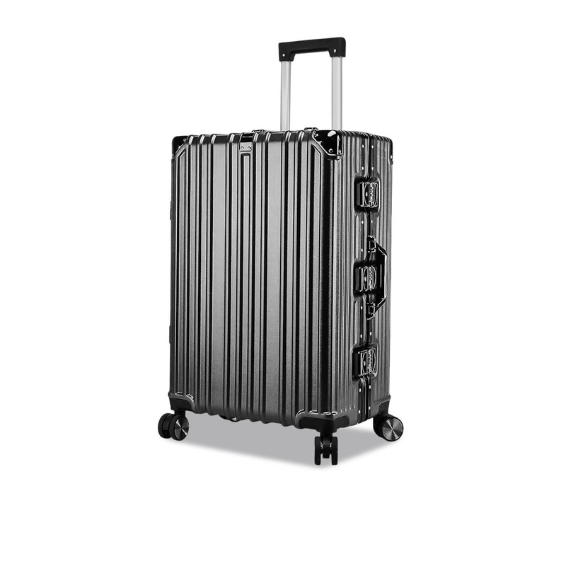EVERBEST Men Hard Sided Trolley Suitcase