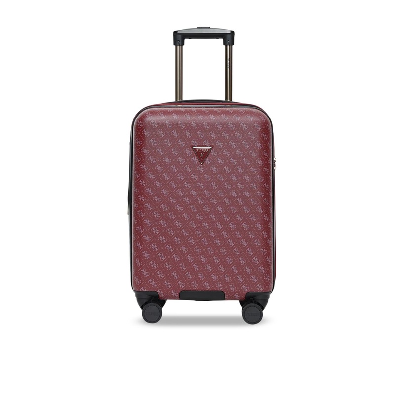 GUESS Jesco Printed Hard-Sided Water-Resistant Large Trolley Bag