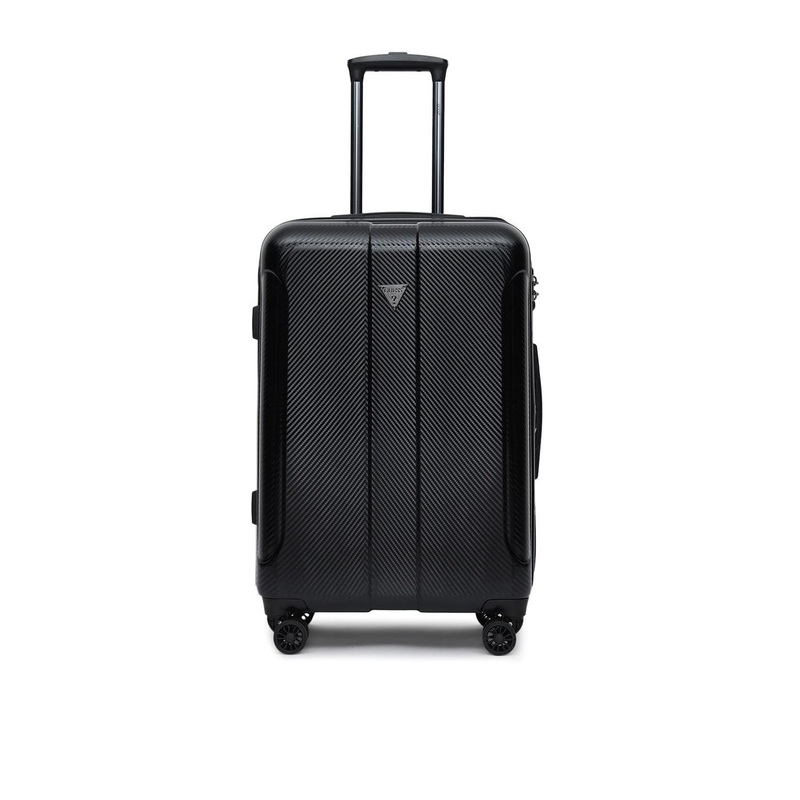 GUESS Lustre Textured Hard-Sided Water-Resistant Cabin Trolley Bag