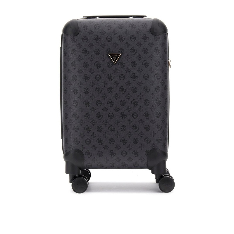 GUESS Wilder Printed Hard Sided Cabin Trolley Bag