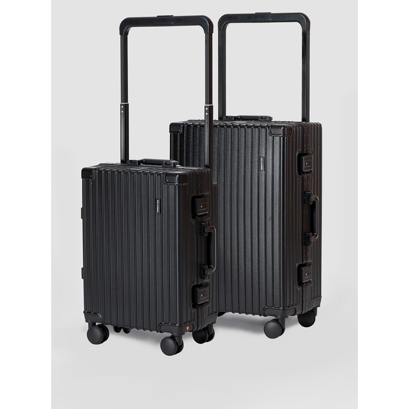 Kenneth Cole Set Of 2 Textured 360-Degree Rotation Hard Case Trolley Bags