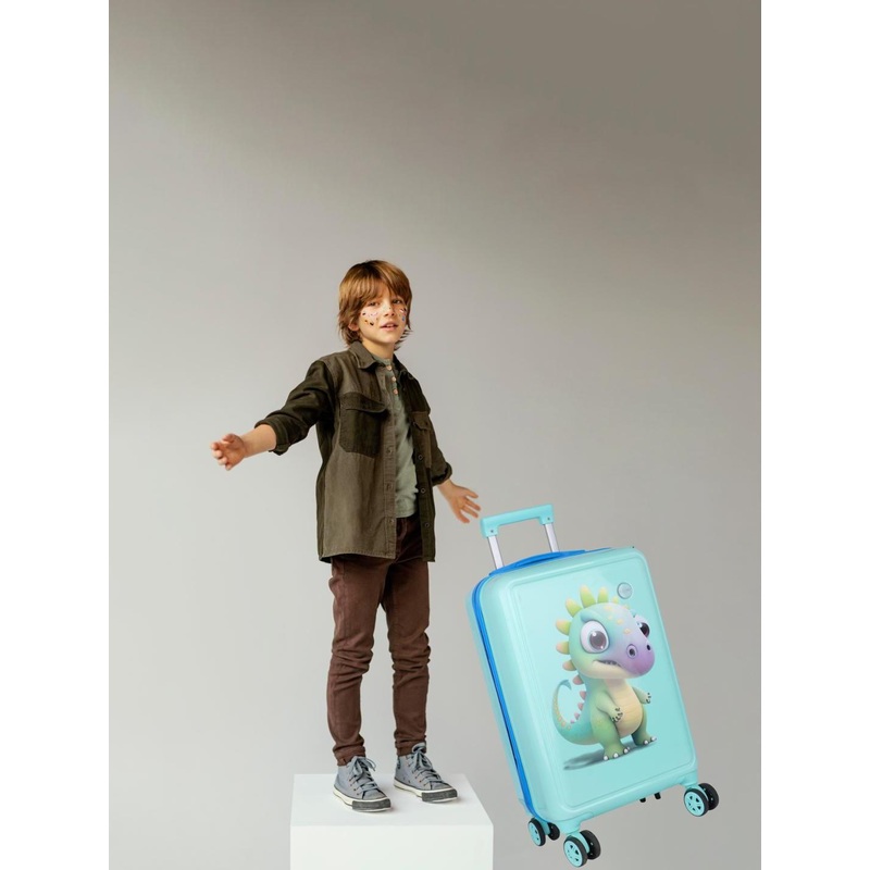 Polo Class Kids Set Of 2 Printed Waterproof Trolley Bag