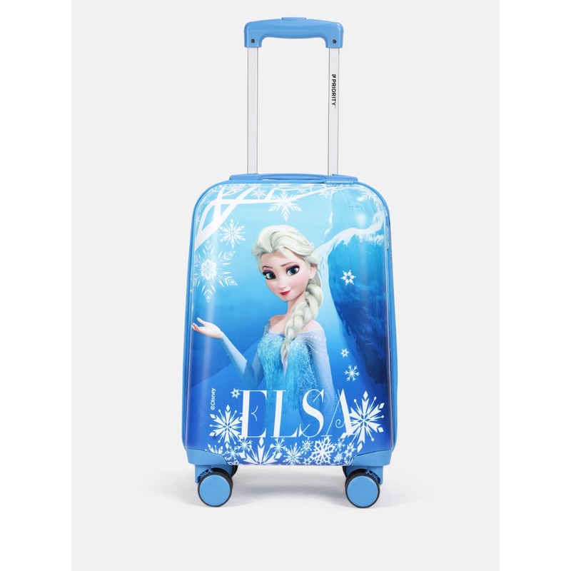 Priority Girls Disney Frozen Princess Printed Hard Cabin Trolley Bag – 38 L