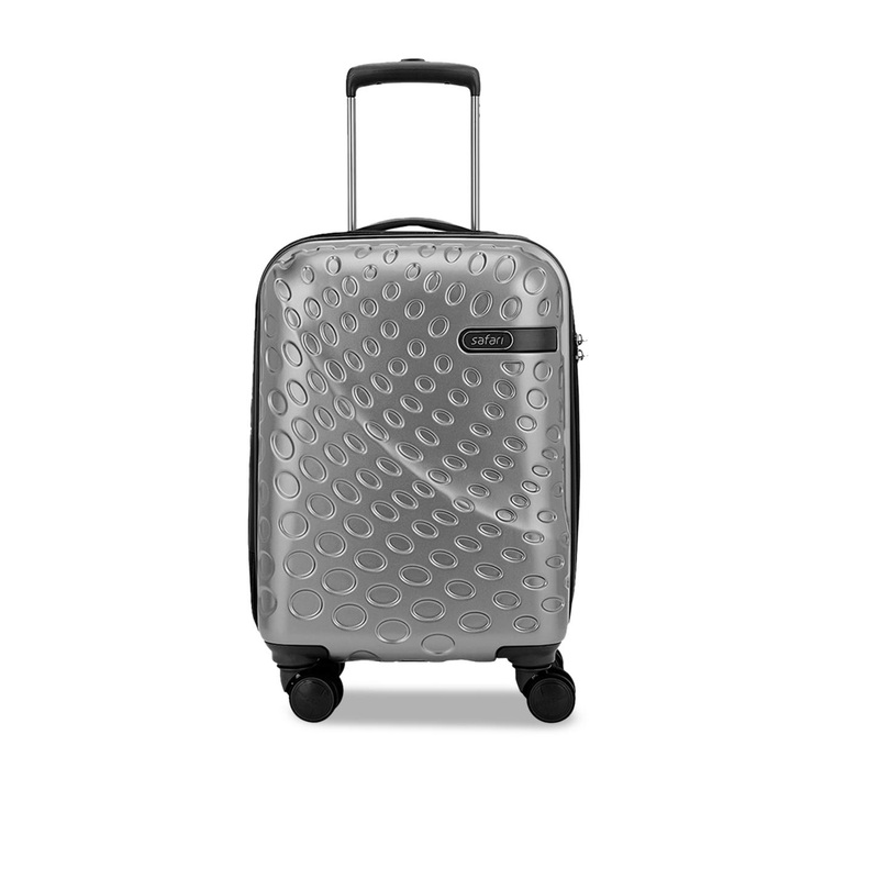Safari Orbit Textured Hard-Sided Cabin Trolley Suitcase