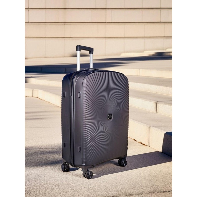 The Roadster Life Co. Textured 360 Degree Rotation Large Trolley Bag 118.13L