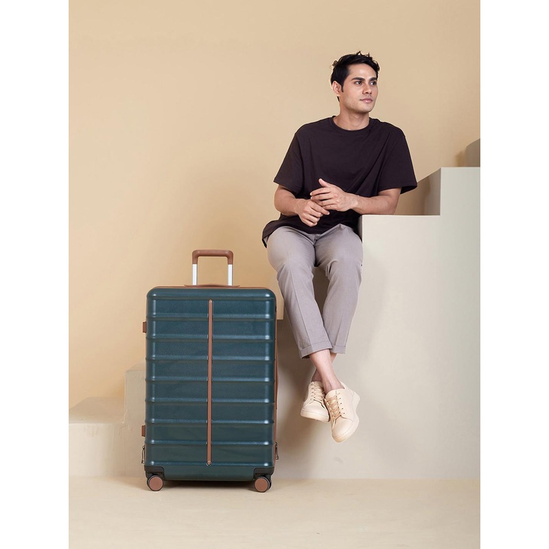 Assembly Premium Polycarbonate Check-In Trolley Bag – 28 inch – Green – Odyssey 99 Litres