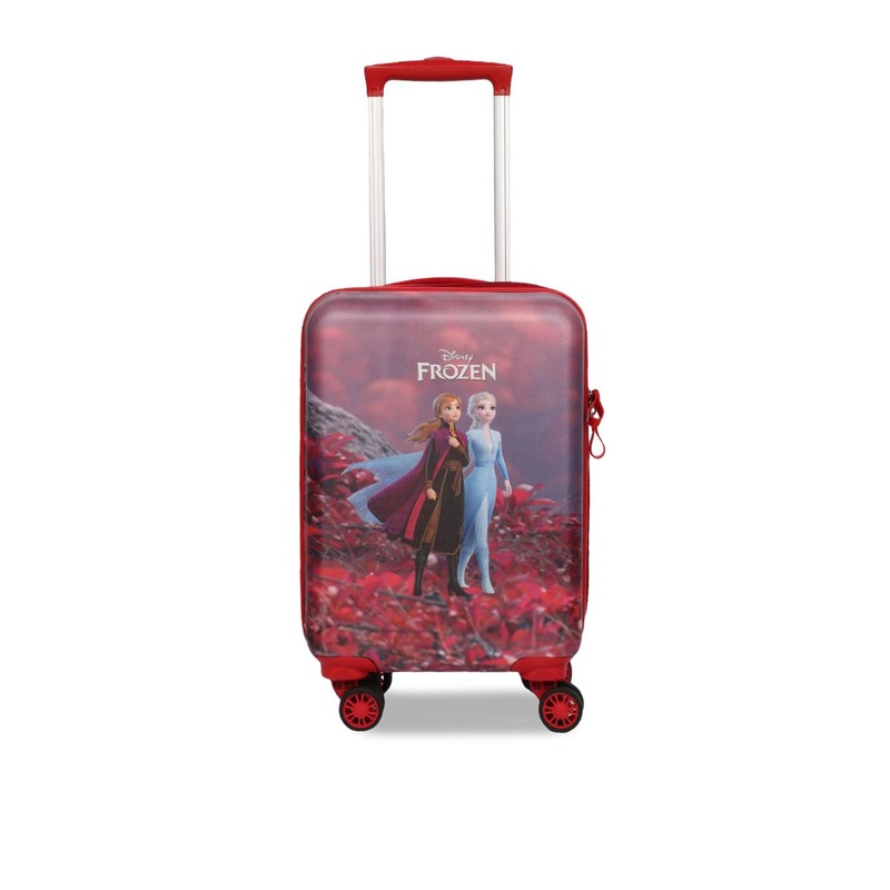 Disney Kids Frozen Printed Hard-Sided Small Trolley Suitcase