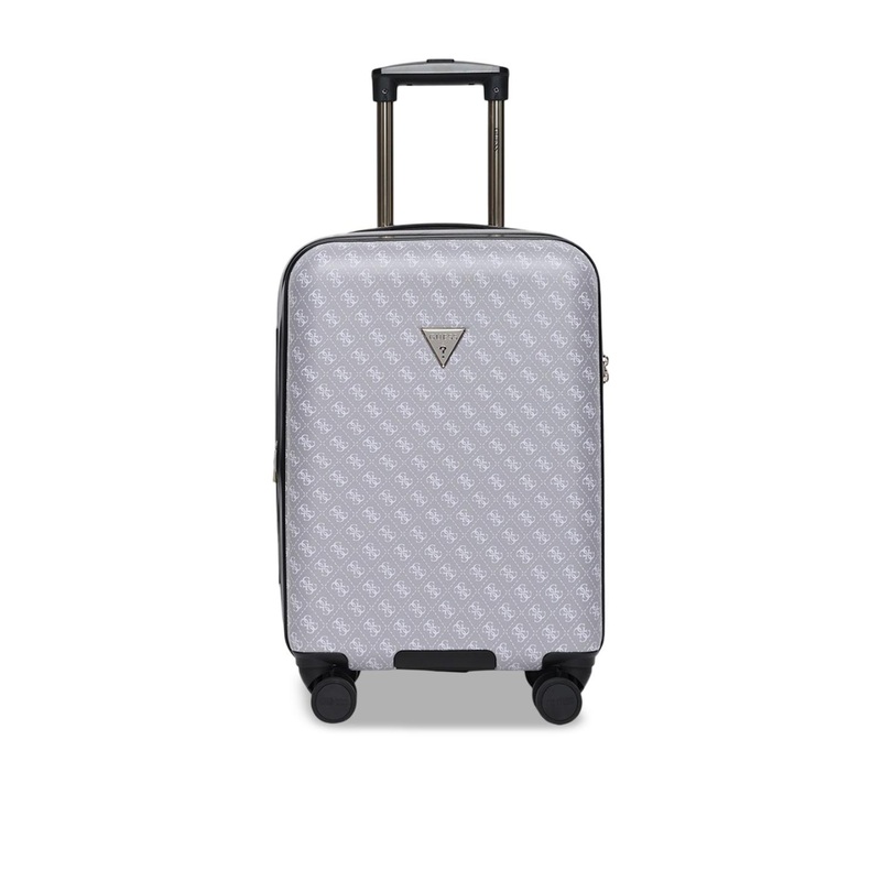GUESS Lustre Printed Hard-Sided Water-Resistant Cabin Trolley Bag