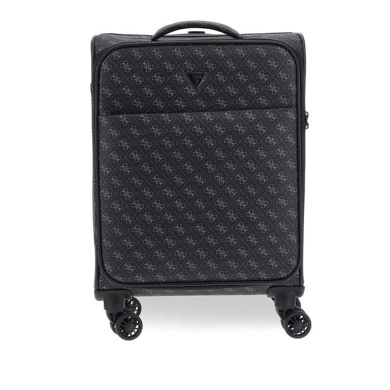 GUESS Printed Hard-Sided Cabin Trolley Suitcase