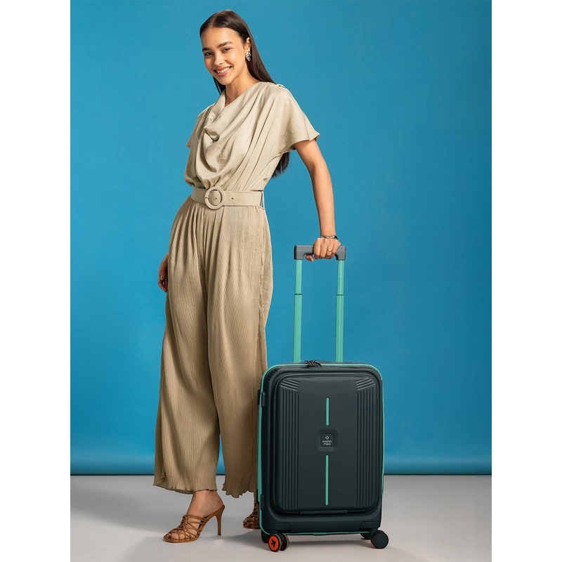 Nasher Miles Alexandria Polypropylene TSA Lock Cabin Grey Trolley Bag