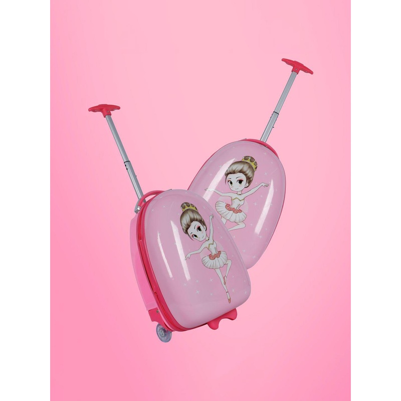 Polo Class Kids Graphic Printed Hard-Sided Medium Trolley Bag