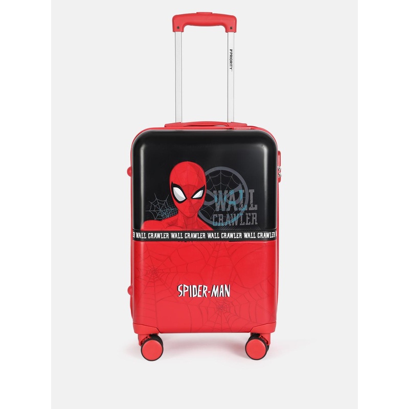 Priority Boys Spiderman Print Hard Sided Trolley Bag – 61 L