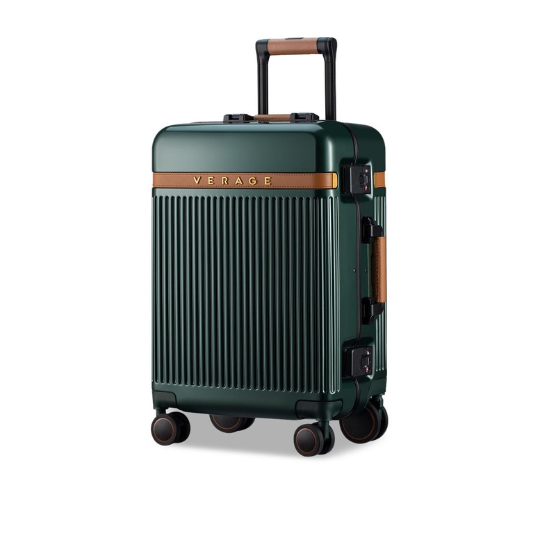 VERAGE Luxe Windsor Aluminum Hard Side Spinner Luggage Check In Suitcase