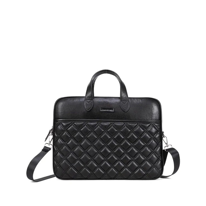 Abelardo De Moda Unisex Textured Leather Laptop Sleeve