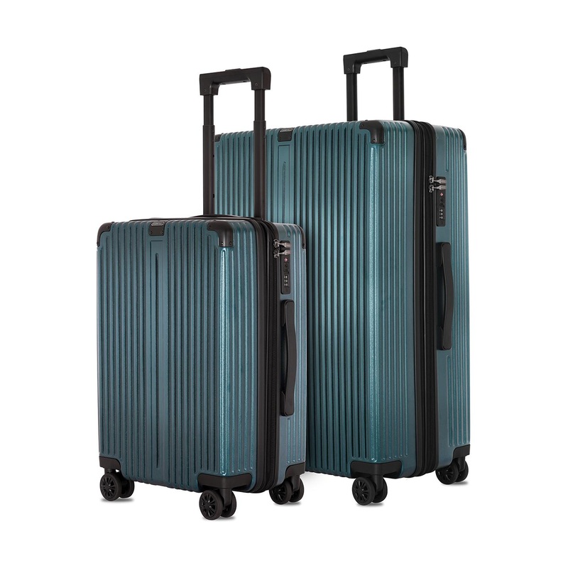 CARRIALL Unisex Set Of 2 Hard Sided Trolly Bags