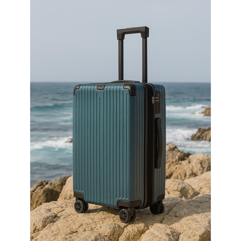 CARRIALL Unisex Textured Hard Sided Cabin Expandable Trolley Bag