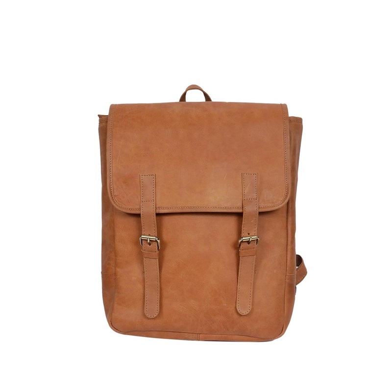 Celtic Unisex Leather Non-Padded Backpack