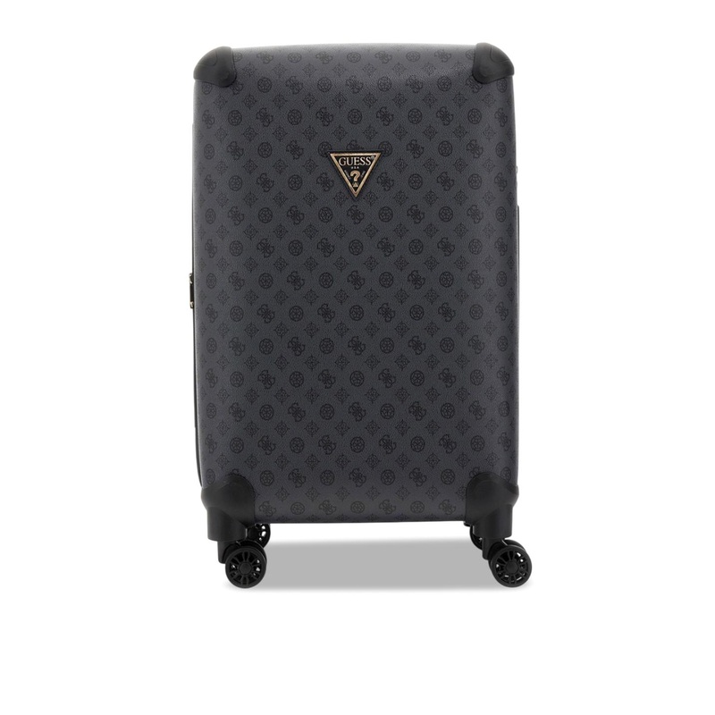 GUESS Women Printed Hard-Sided Large Trolley Bag