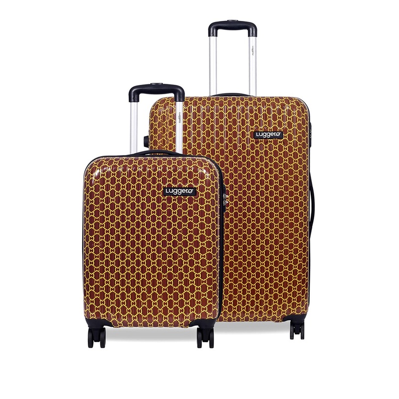 Luggero Set Of 2 Hard-Sided Trolley Suitcase