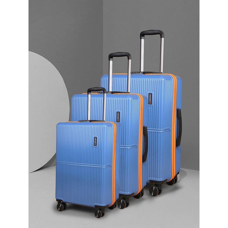 MOVE-MEANT Glide Polycarbonate 8 wheel Small, Medium & Large Trolley Suitcase-55,66, 75 Cm
