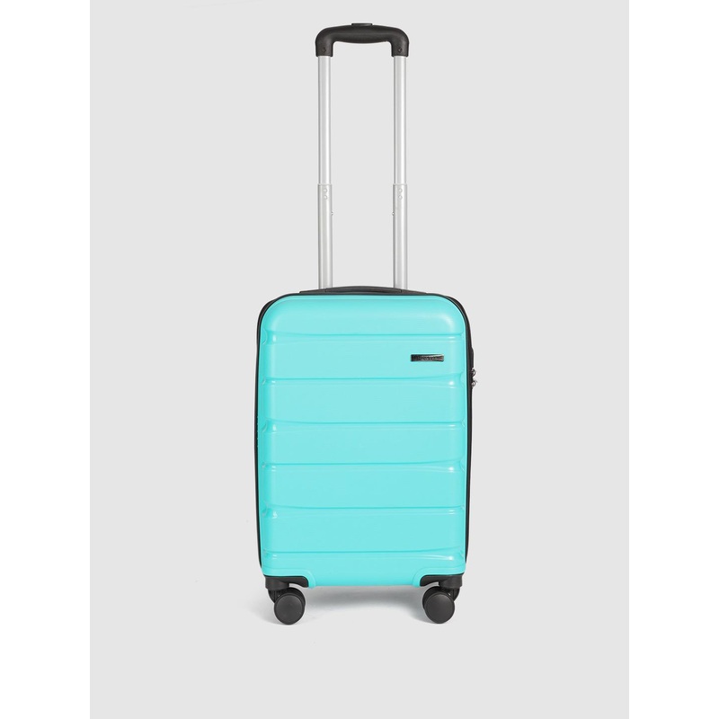 Teakwood Leathers India 360 Degree Rotation Hard-Sided Cabin-Sized Trolley Bag 32L