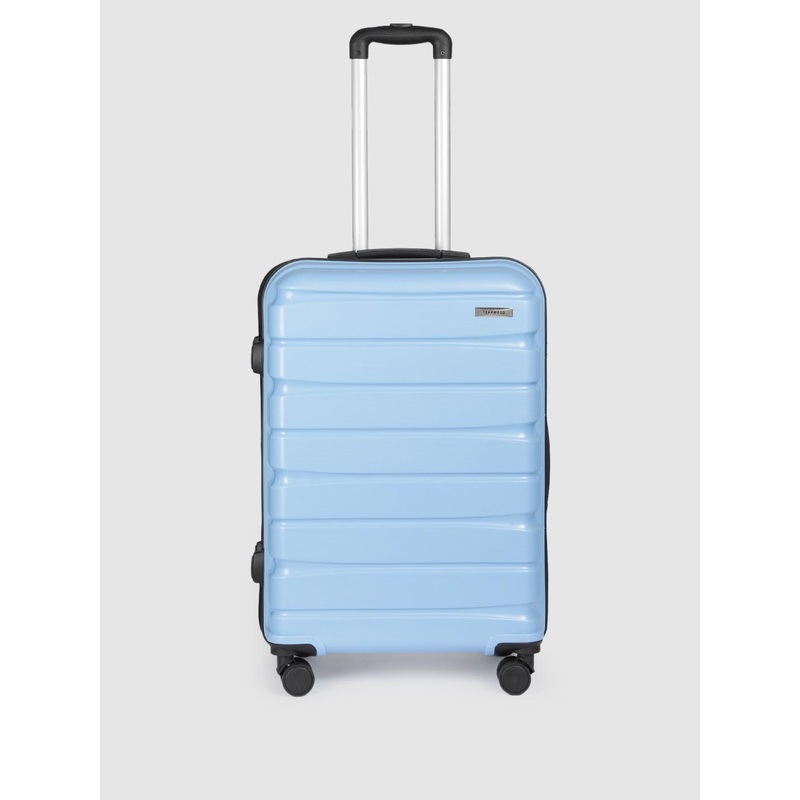 Teakwood Leathers India 360-Degree Rotation Hard Sided Medium Size Trolley Bag- 57L