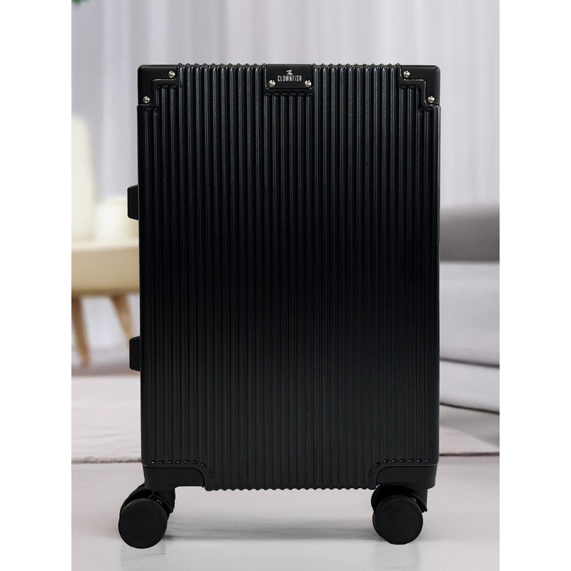 THE CLOWNFISH Astra Unisex Astra Series Textured Hard-Sided Cabin Trolley Bag