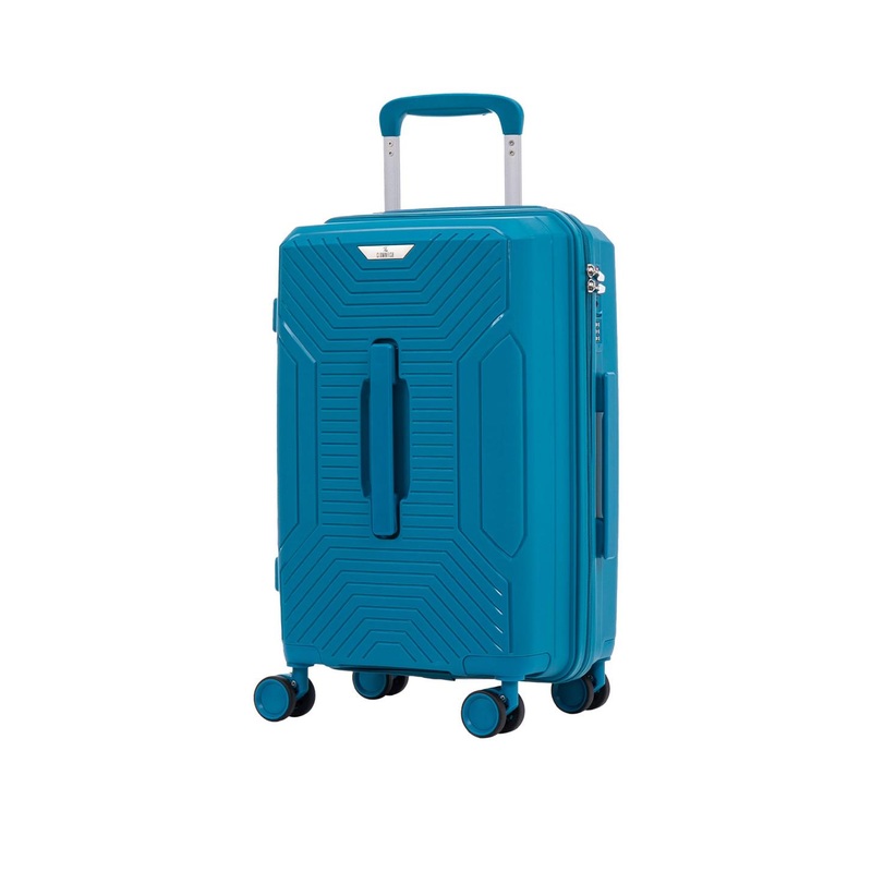 THE CLOWNFISH Skyroller Series Textured Hard-Sided Cabin Trolley Bag