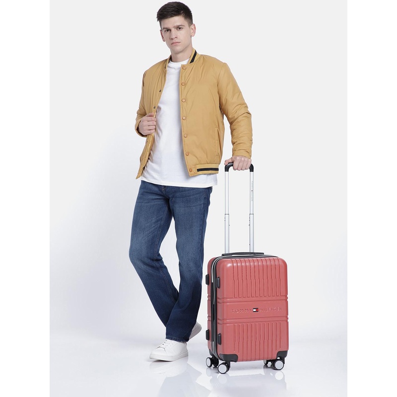 Tommy Hilfiger Textured Stanford Cabin Trolley Suitcase