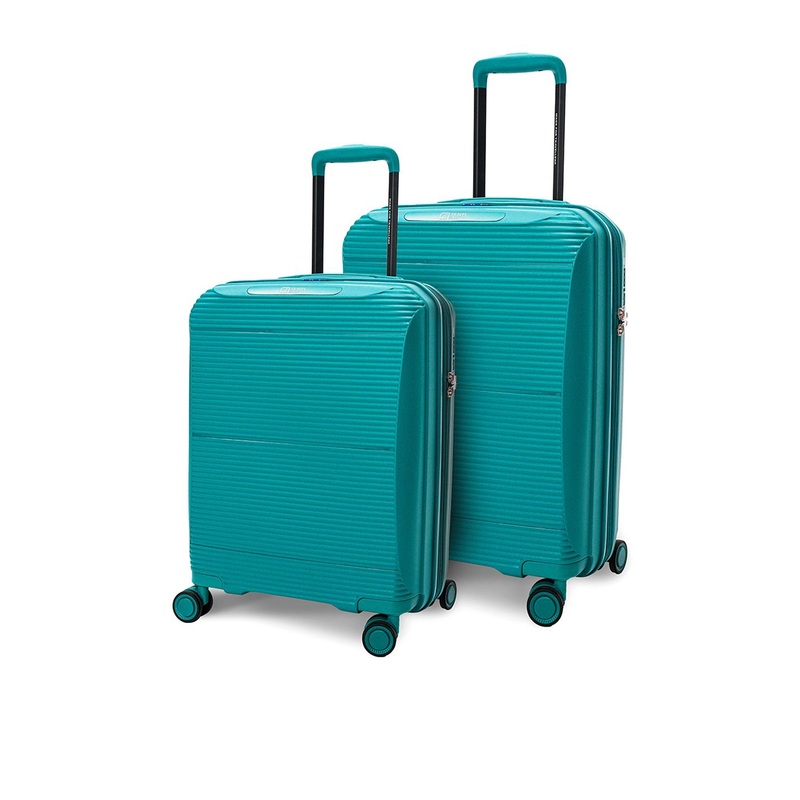 Travel Blue Journey Jet Set Of 2 Hard-Sided Medium & Cabin Trolley Bag