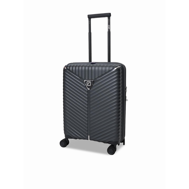 Travel Blue Unisex Summit Case Textured Medium Hard-Sided Trolley Suitcase