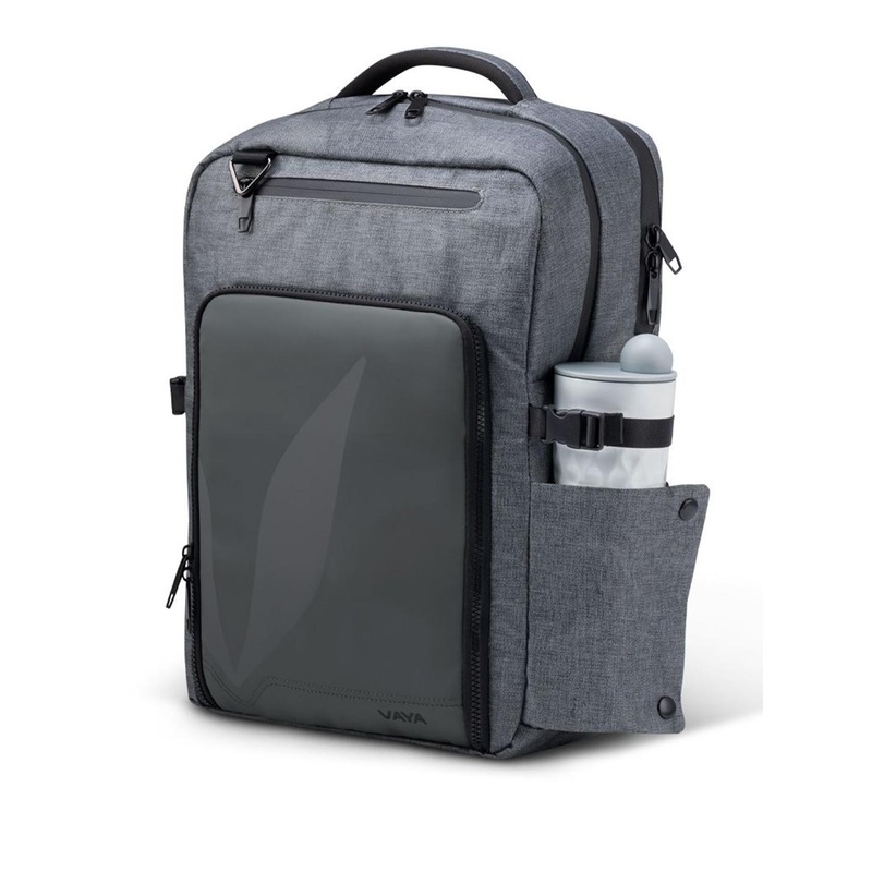 Vaya Unisex Brand Logo Backpack with Compression Straps