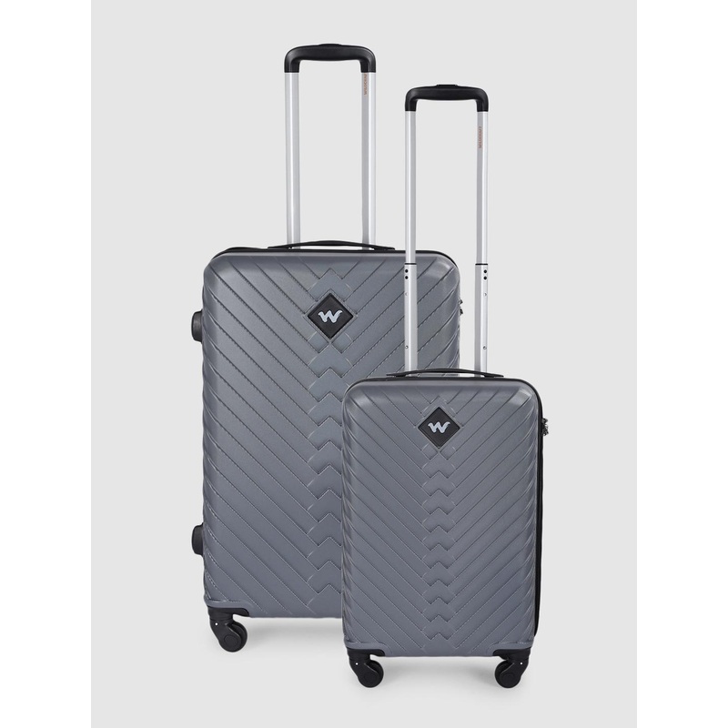 Wildcraft Set of 2 Citron Trolley Suitcases – Cabin & Medium