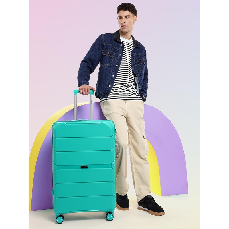 WROGN 360-Degree Rotation Hard Case Large Trolley Bag – 118.13L