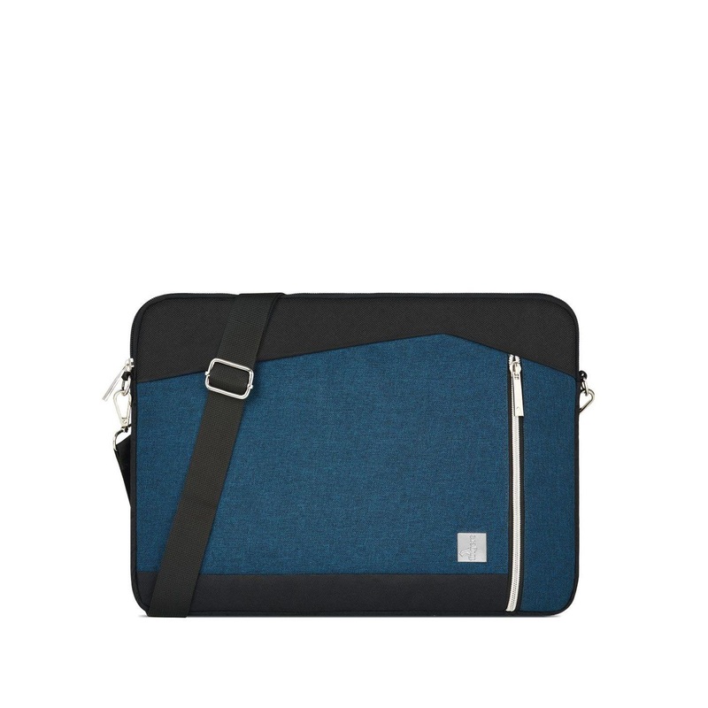 Fingers Blue Lagoon-S1 Premium Laptop Bag with Detachable Shoulder Sling