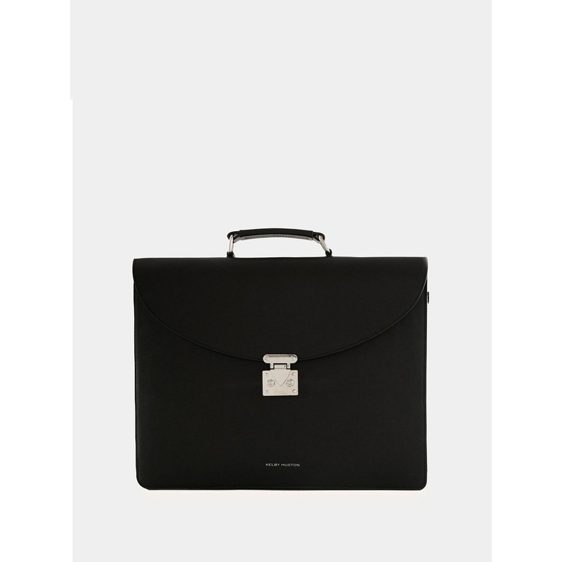KELBY HUSTON Unisex Leather Laptop Bag