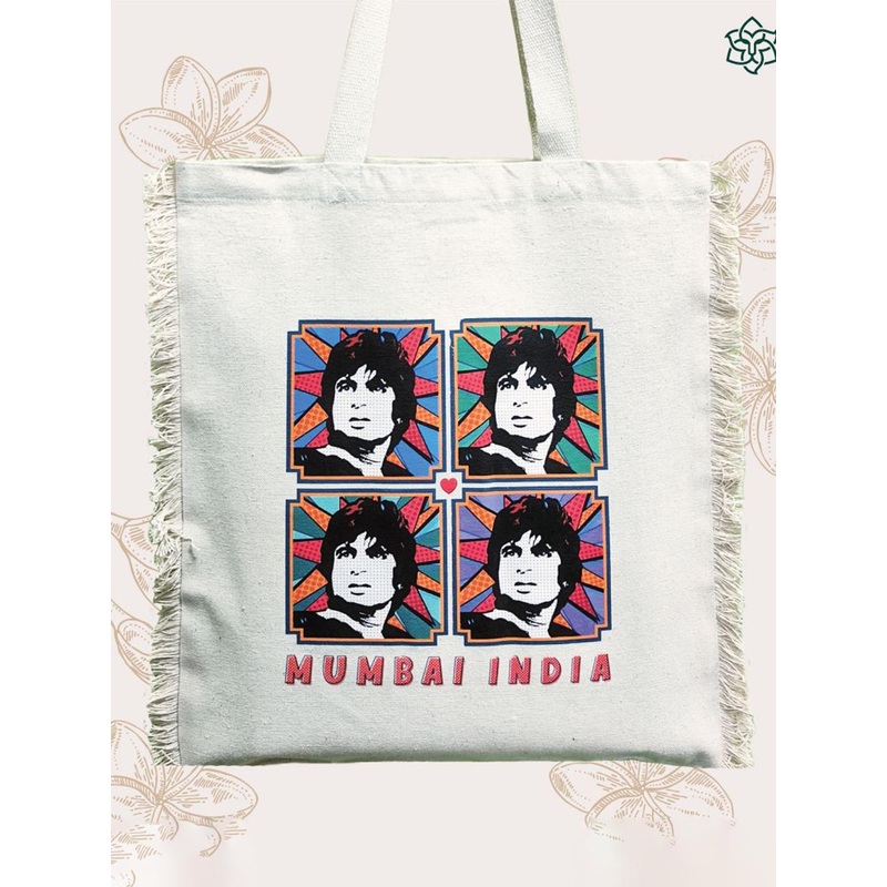 MAATIR DESIGNS Unisex Graphic Printed Shopper Tote Bag
