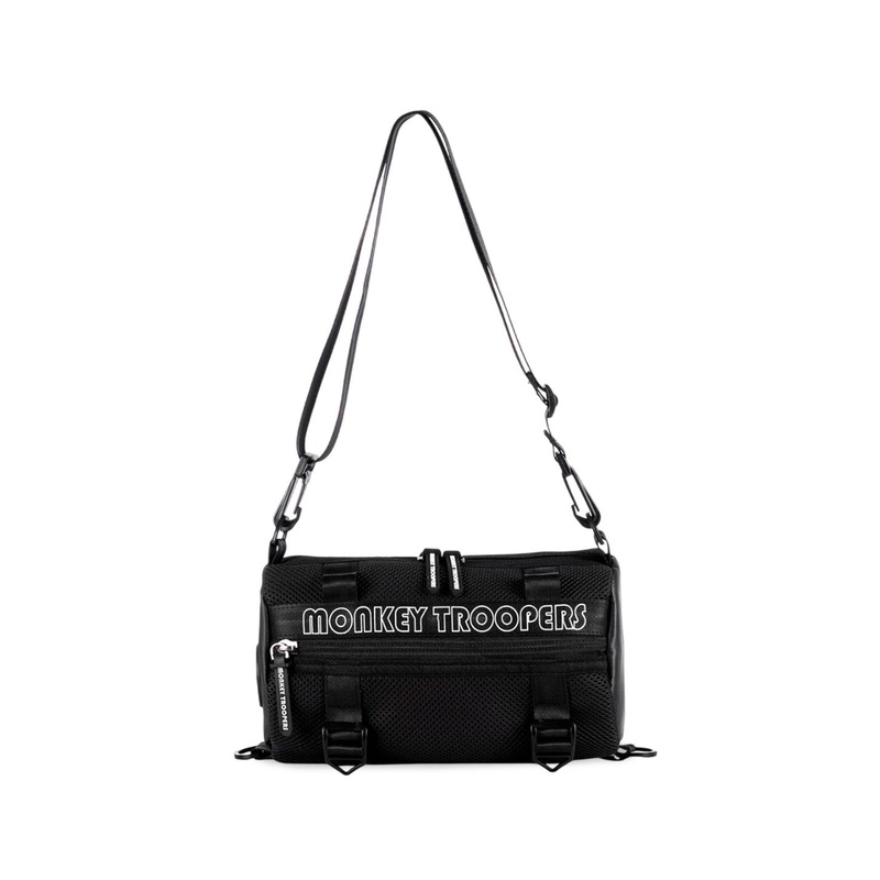 MONKEY TROOPERS Unisex Typography Printed Bowling Sling Bag