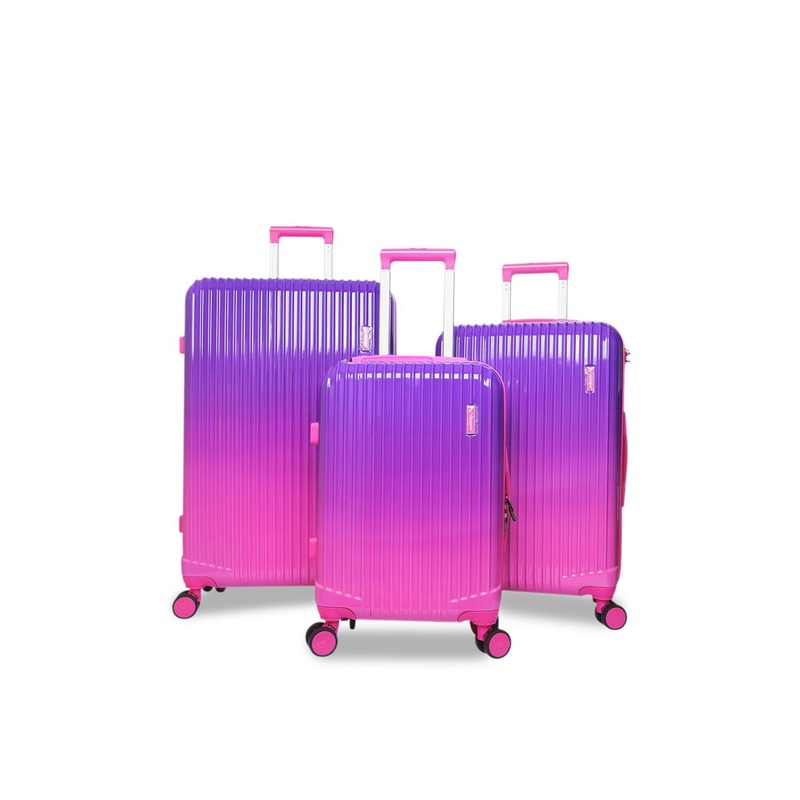 REDHORNS Gradient Unisex Set Of 3 Hard-Sided Large & Medium, Cabin Trolley Bag