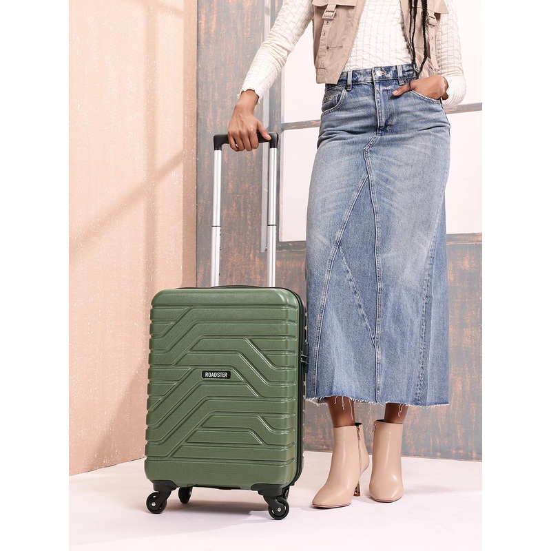 Roadster Nexo Textured Hard Cabin Trolley Suitcase – 20 Inch – 44 L