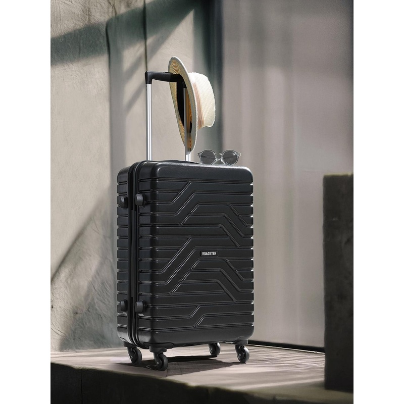 Roadster Nexo Textured Hard Medium Trolley Suitcase – 24 Inch – 76 L