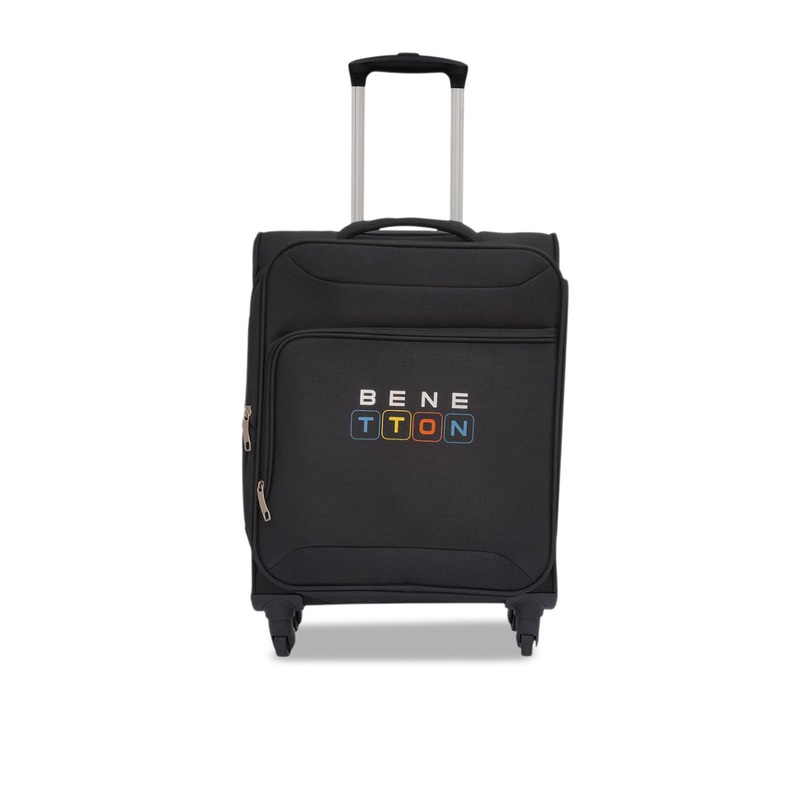 United Colors of Benetton Macau Plus Printed Soft-Sided Cabin Trolley Bag
