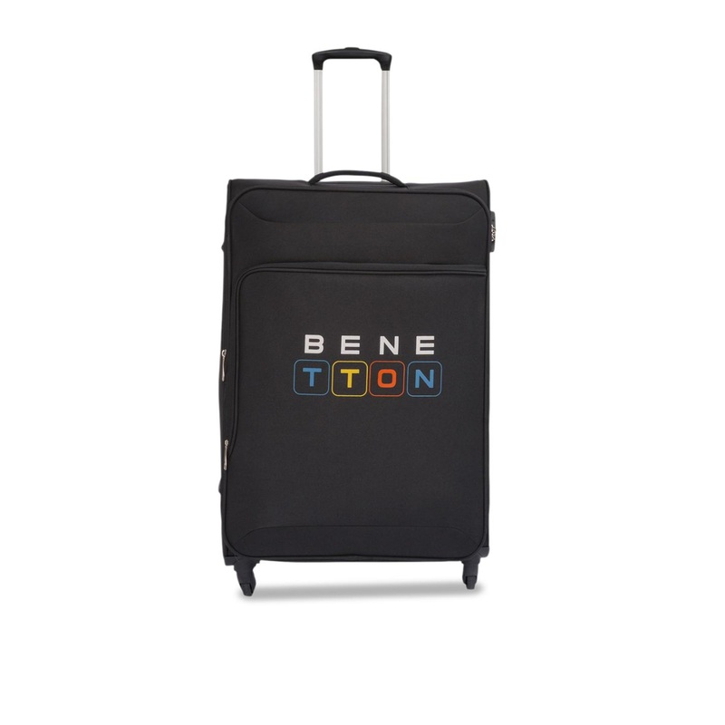 United Colors of Benetton Macau Plus Printed Soft-Sided Large Trolley Bag 134 L