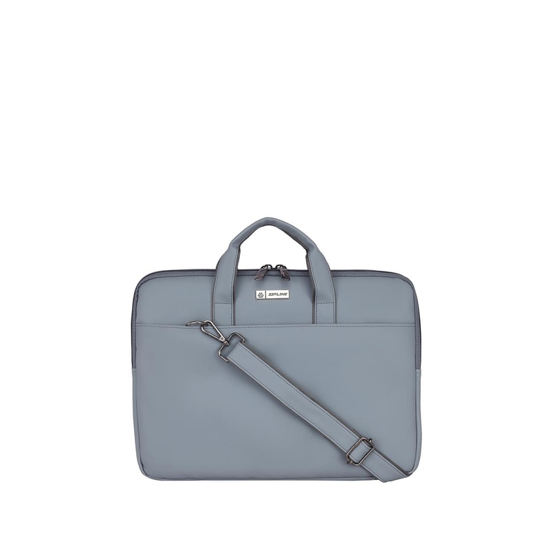 ZIPLINE Unisex Leather Laptop Bag