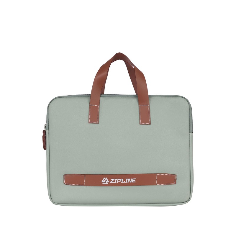 ZIPLINE Unisex Polo Leather Laptop Bag