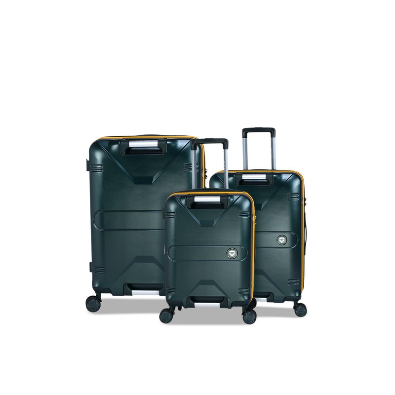 ACEPACK Set Of 3 Romero Hard-Sided Large Medium & Cabin Trolley Bag