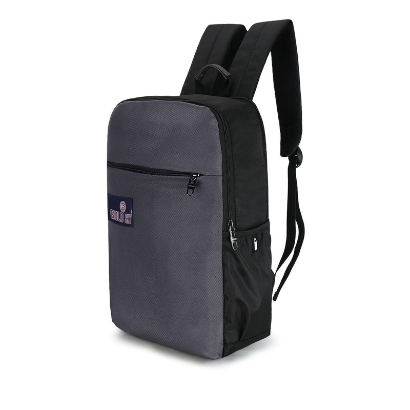 GOLD SKY Men Brand Logo Printed Backpack