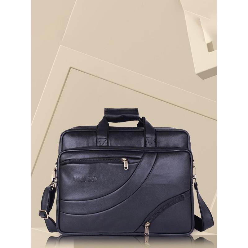 GOLD SKY Men Textured Messenger Bag