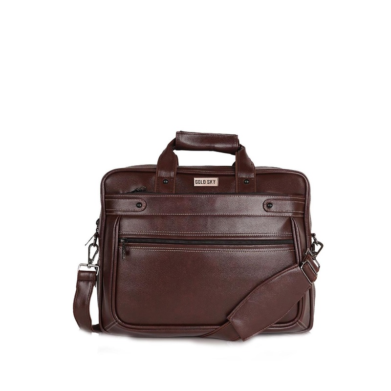 GOLD SKY Unisex Solid Up To 16 Inch Laptop Bag